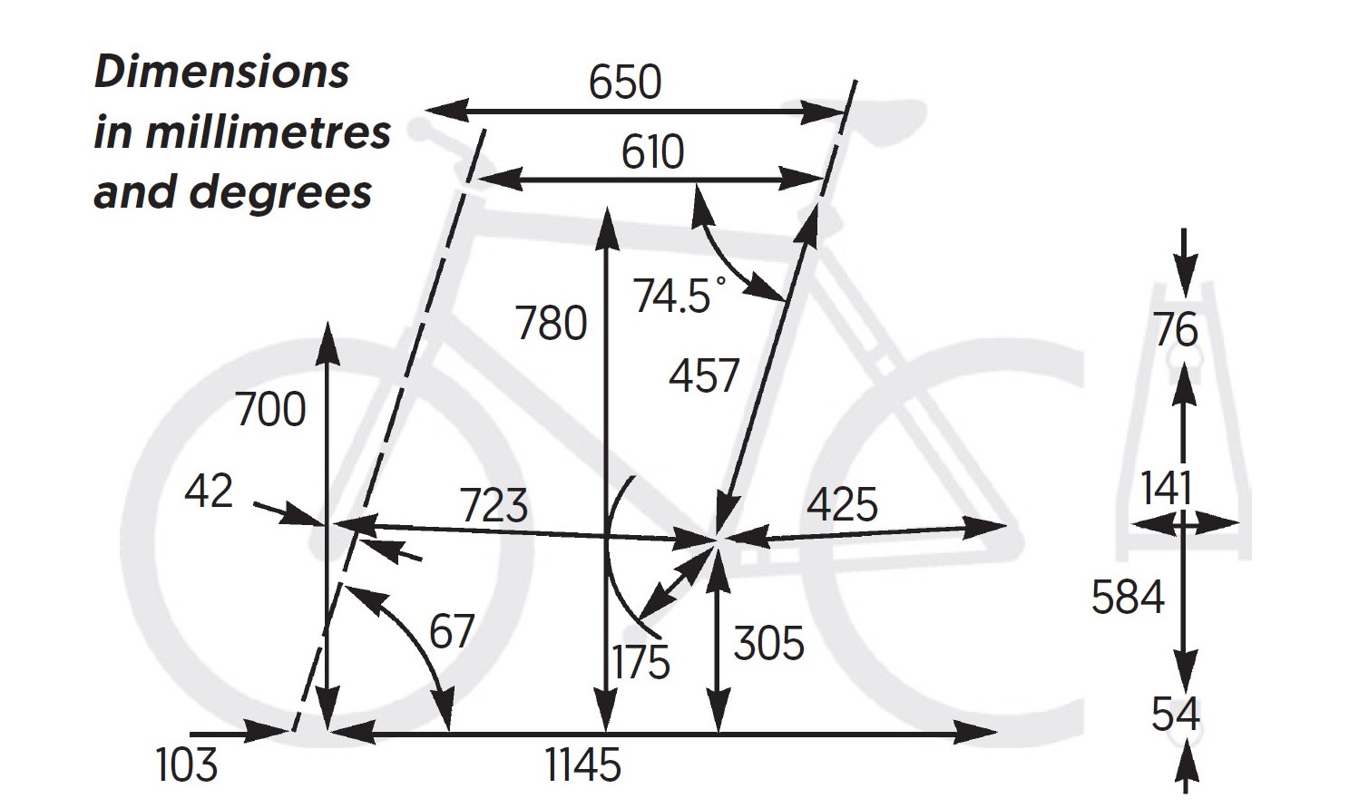 Carrera bike best sale frame size guide